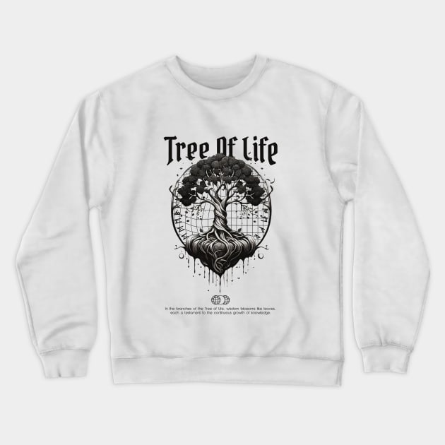 Tree of life wisdom Crewneck Sweatshirt by HelixCreation